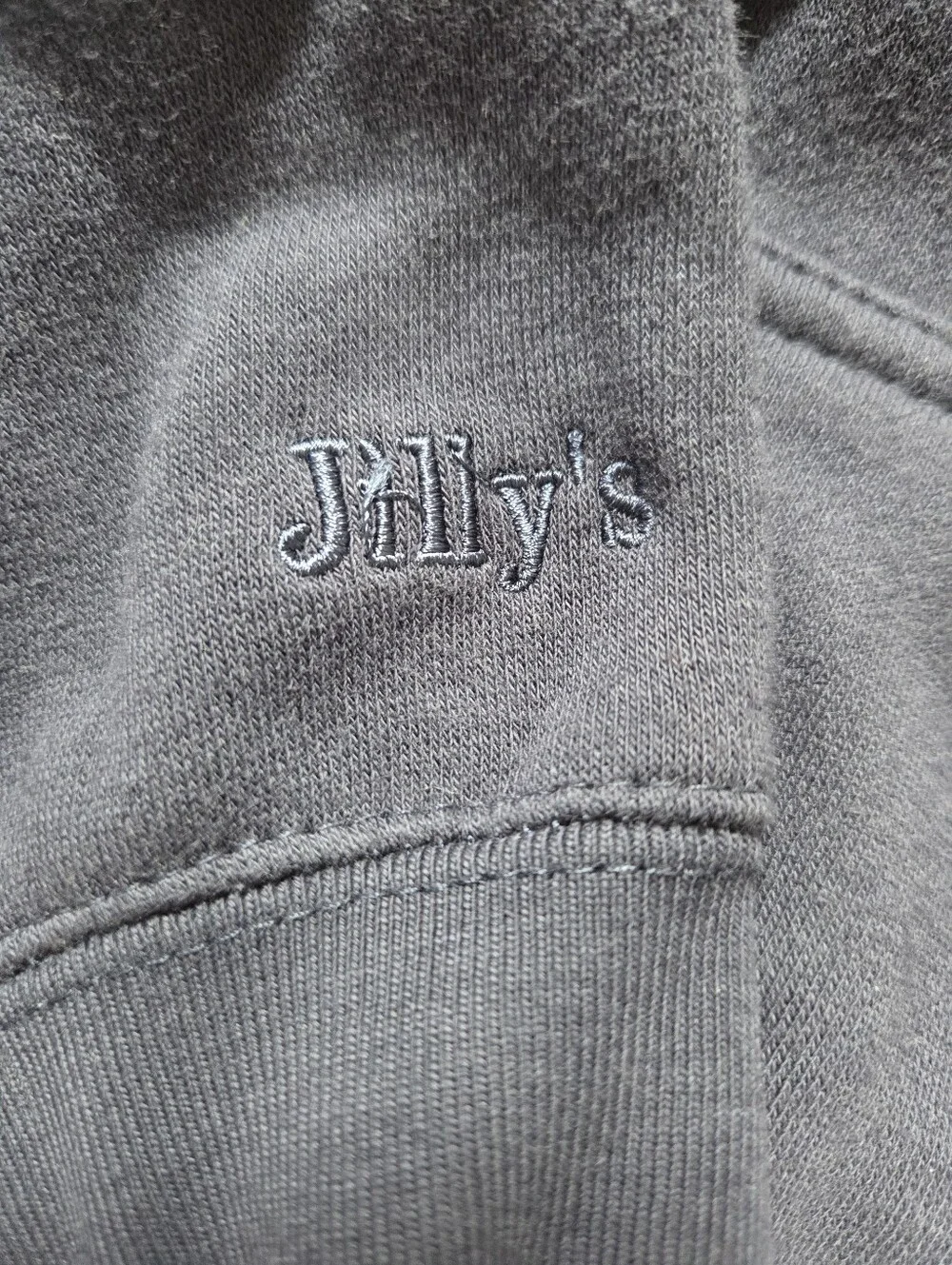 Jillys navy hoodie